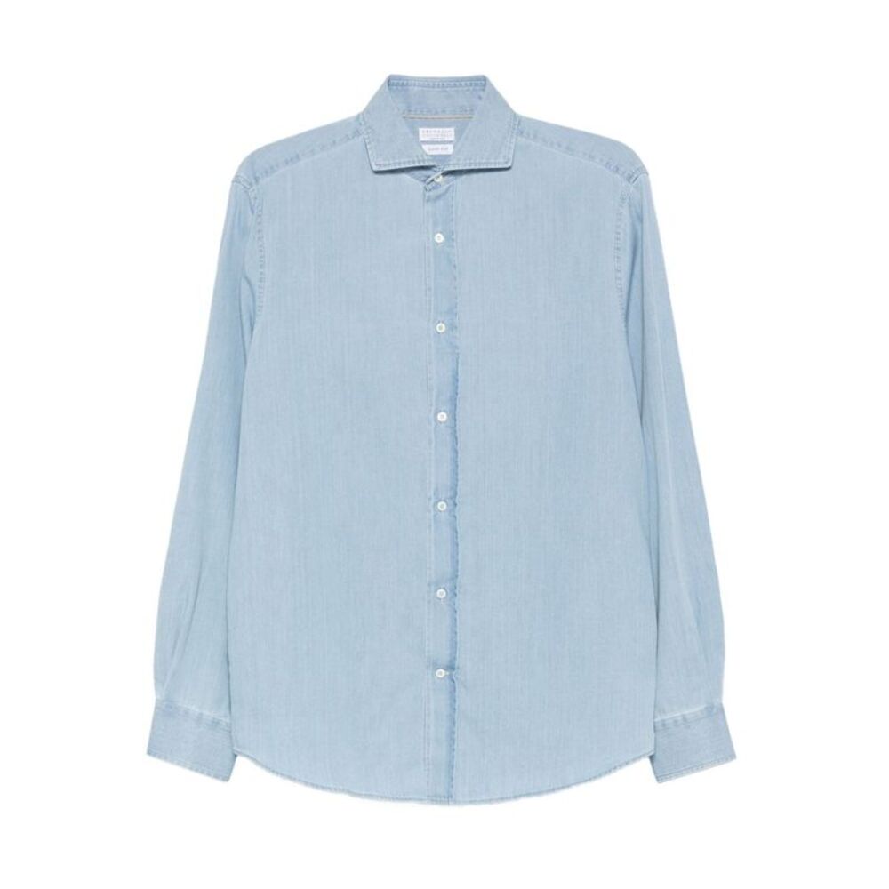 Brunello Cucinelli Men Cotton Shirt